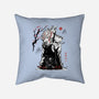 Turbo And Okarun Sumi-e-None-Removable Cover w Insert-Throw Pillow-Astrobot Invention