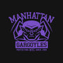 Manhattan Gargoyles-Womens-Fitted-Tee-Boggs Nicolas