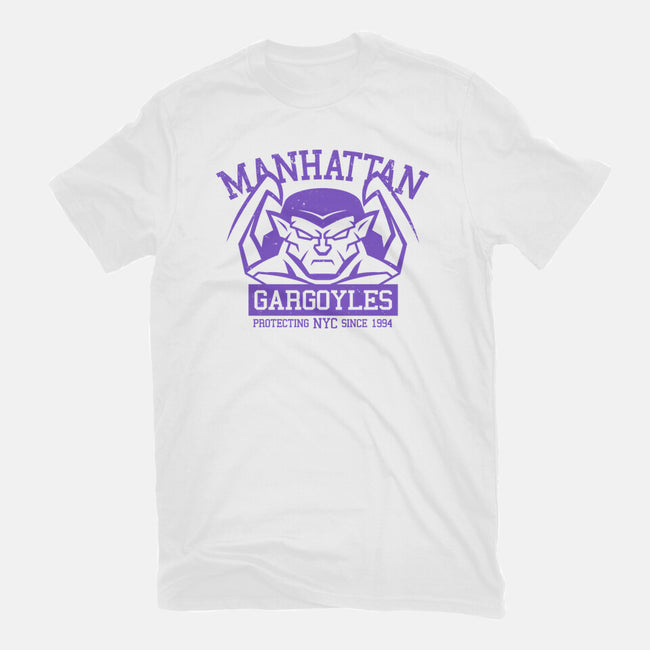 Manhattan Gargoyles-Womens-Fitted-Tee-Boggs Nicolas
