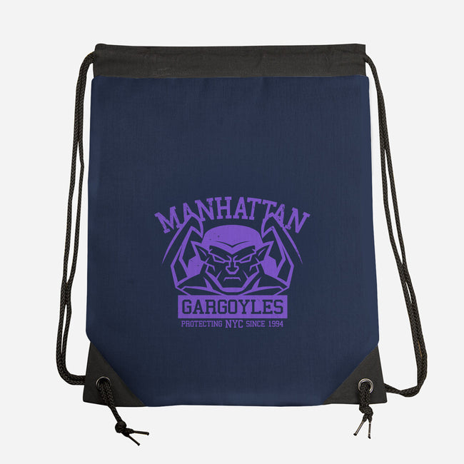 Manhattan Gargoyles-None-Drawstring-Bag-Boggs Nicolas
