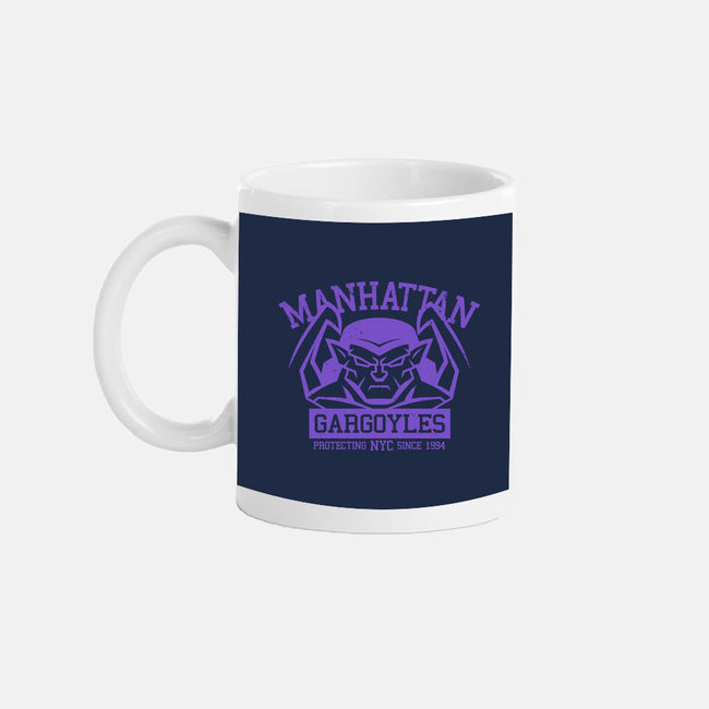 Manhattan Gargoyles-None-Mug-Drinkware-Boggs Nicolas