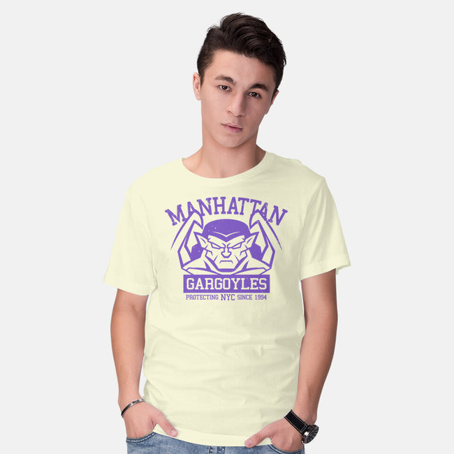 Manhattan Gargoyles-Mens-Basic-Tee-Boggs Nicolas