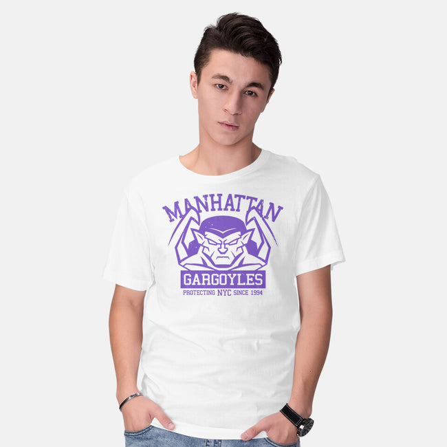 Manhattan Gargoyles-Mens-Basic-Tee-Boggs Nicolas