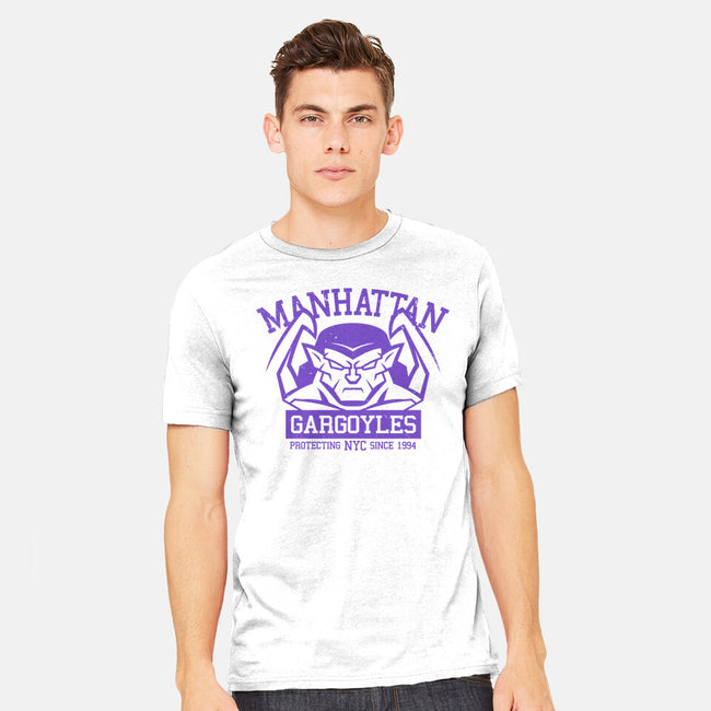 Manhattan Gargoyles-Mens-Heavyweight-Tee-Boggs Nicolas
