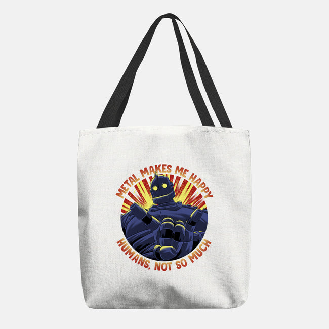 Metal Makes Me Happy-None-Basic Tote-Bag-rmatix