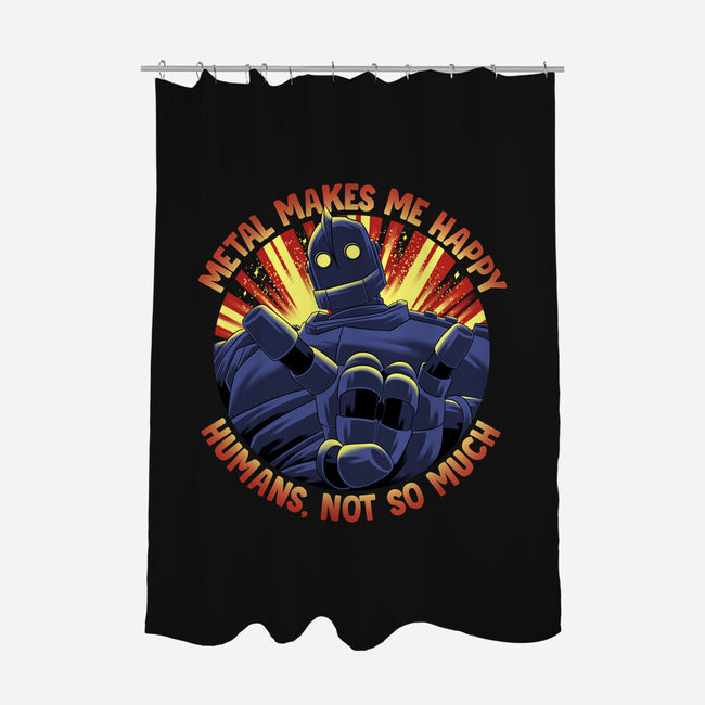 Metal Makes Me Happy-None-Polyester-Shower Curtain-rmatix