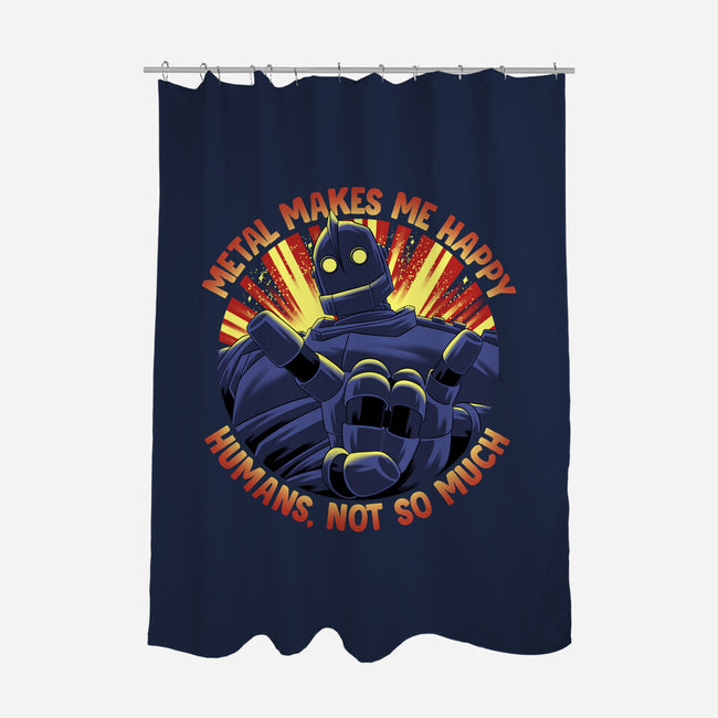 Metal Makes Me Happy-None-Polyester-Shower Curtain-rmatix