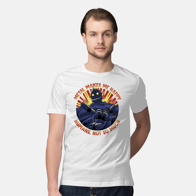 Metal Makes Me Happy-Mens-Premium-Tee-rmatix