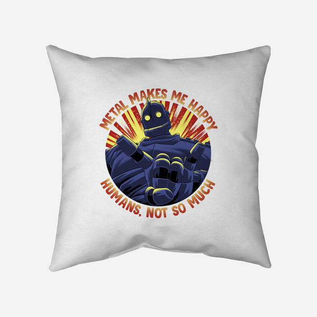 Metal Makes Me Happy-None-Removable Cover w Insert-Throw Pillow-rmatix