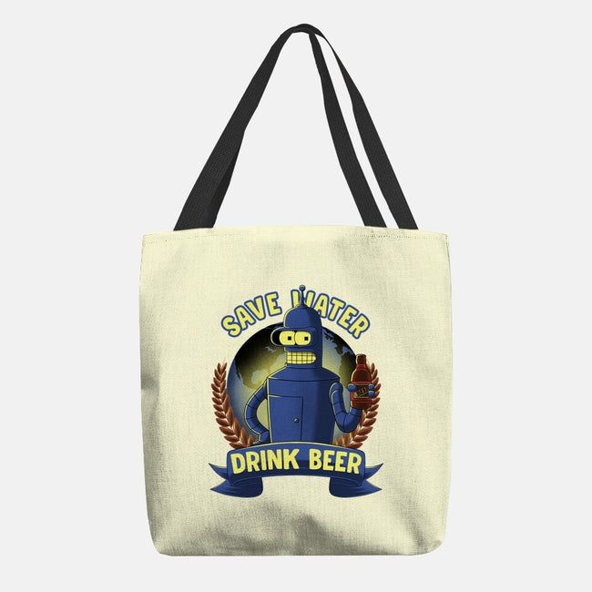 Drink Beer And Save Water-None-Basic Tote-Bag-rmatix