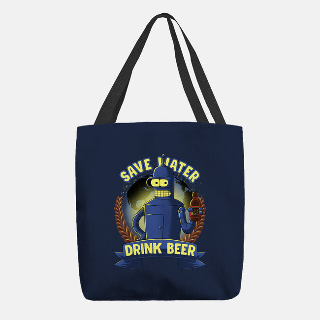 Drink Beer And Save Water-None-Basic Tote-Bag-rmatix