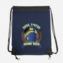 Drink Beer And Save Water-None-Drawstring-Bag-rmatix