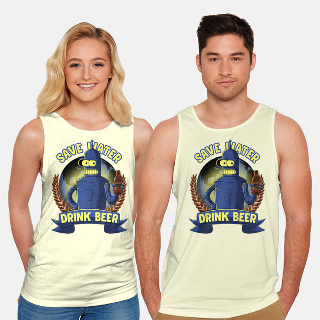 Drink Beer And Save Water-Unisex-Basic-Tank-rmatix