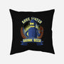 Drink Beer And Save Water-None-Removable Cover w Insert-Throw Pillow-rmatix