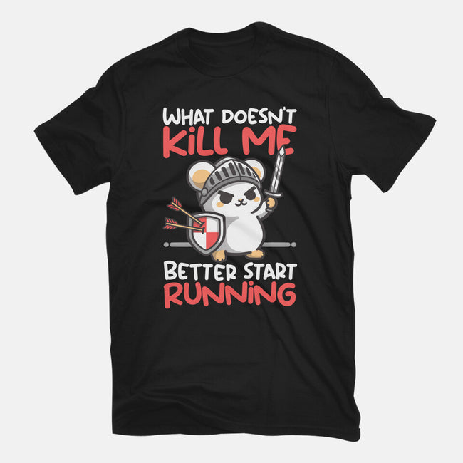 Knight Mouse-Womens-Fitted-Tee-NemiMakeit