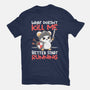 Knight Mouse-Womens-Fitted-Tee-NemiMakeit
