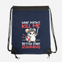 Knight Mouse-None-Drawstring-Bag-NemiMakeit