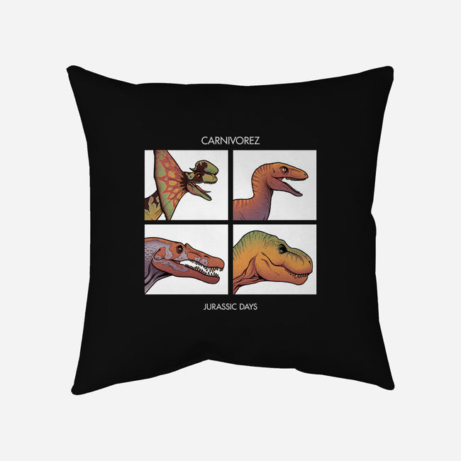 Carnivorez-None-Removable Cover w Insert-Throw Pillow-patrickgp