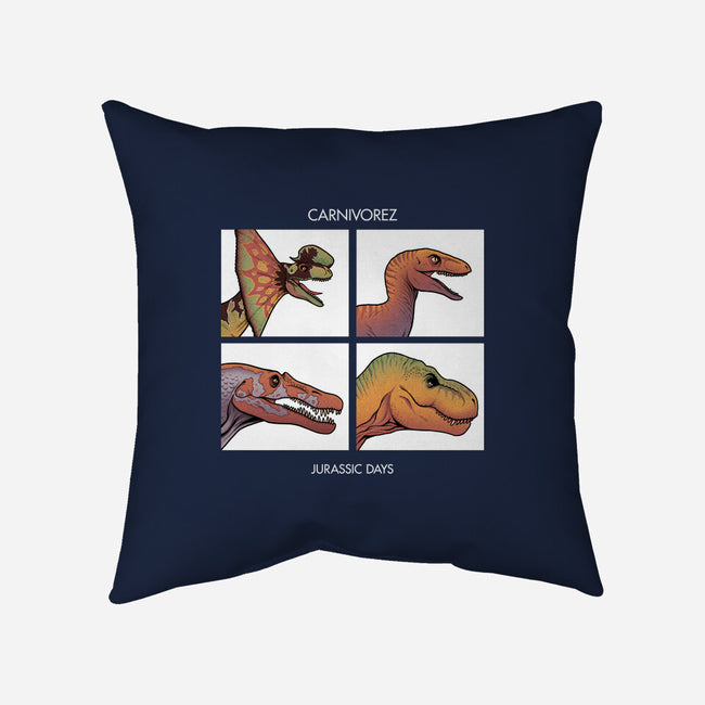 Carnivorez-None-Removable Cover w Insert-Throw Pillow-patrickgp