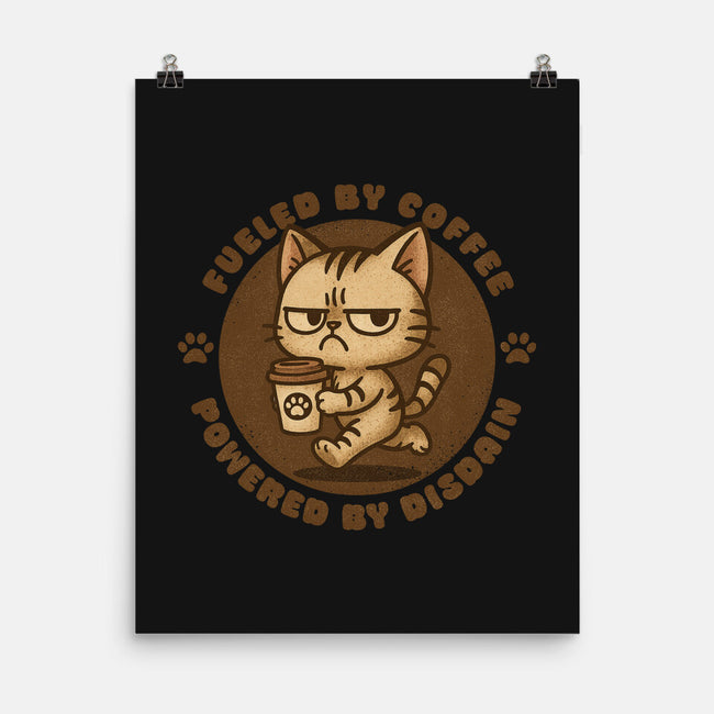 Fueled By Coffee-None-Matte-Poster-Lorets