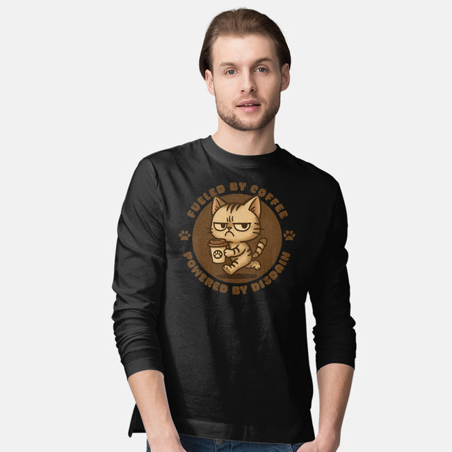 Fueled By Coffee-Mens-Long Sleeved-Tee-Lorets