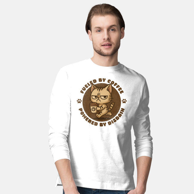 Fueled By Coffee-Mens-Long Sleeved-Tee-Lorets