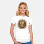 Fueled By Coffee-Womens-Fitted-Tee-Lorets