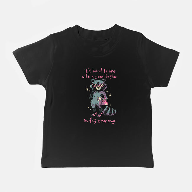 Good Taste Raccoon-Baby-Basic-Tee-eduely