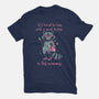 Good Taste Raccoon-Womens-Fitted-Tee-eduely