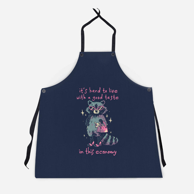 Good Taste Raccoon-Unisex-Kitchen-Apron-eduely