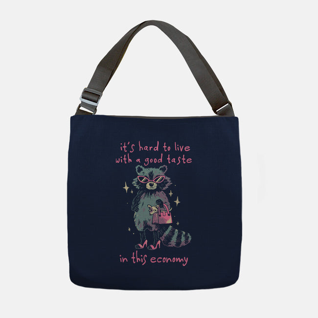 Good Taste Raccoon-None-Adjustable Tote-Bag-eduely