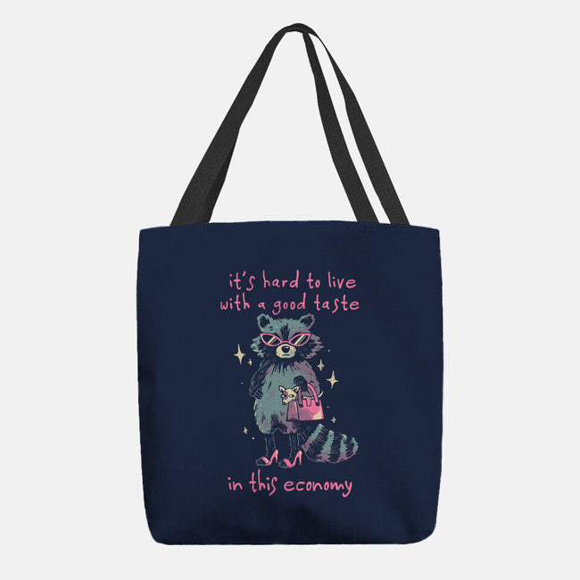 Good Taste Raccoon-None-Basic Tote-Bag-eduely