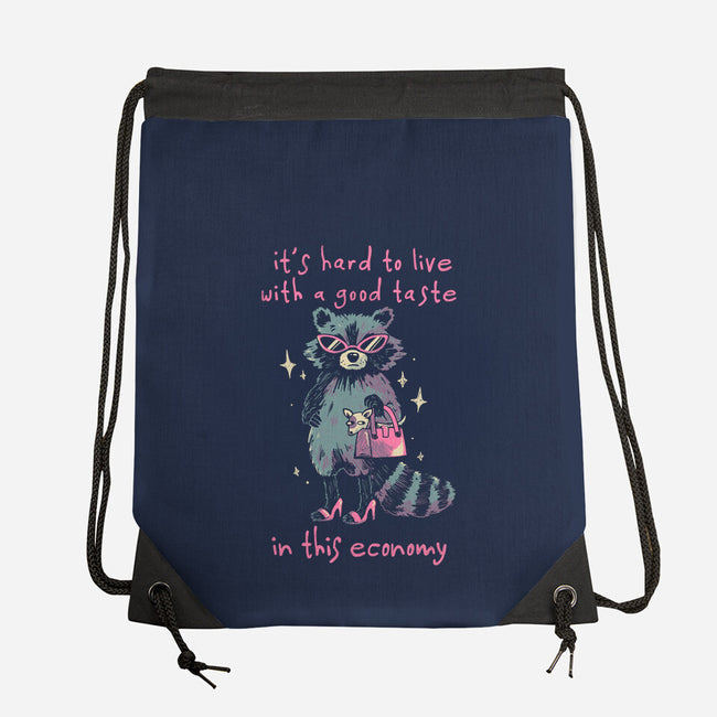 Good Taste Raccoon-None-Drawstring-Bag-eduely