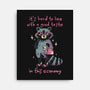 Good Taste Raccoon-None-Stretched-Canvas-eduely