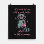 Good Taste Raccoon-None-Matte-Poster-eduely