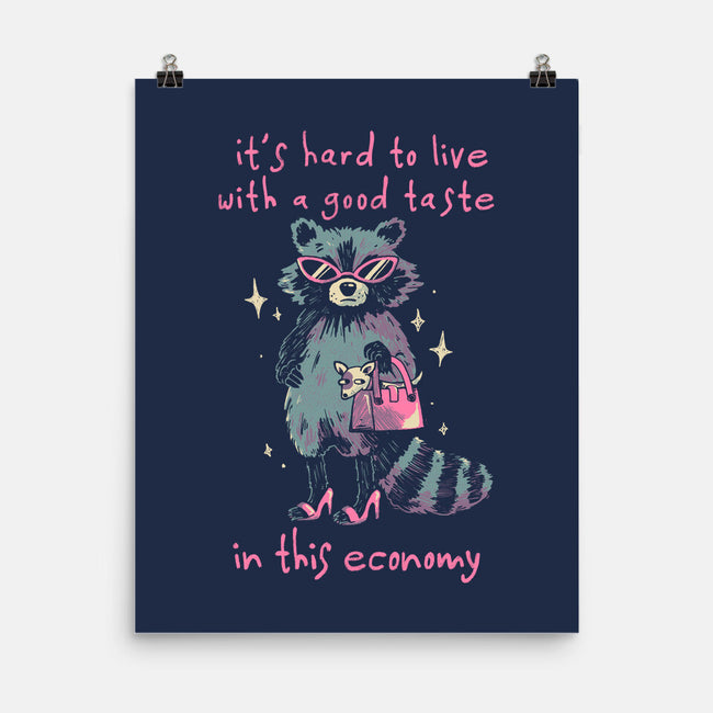 Good Taste Raccoon-None-Matte-Poster-eduely