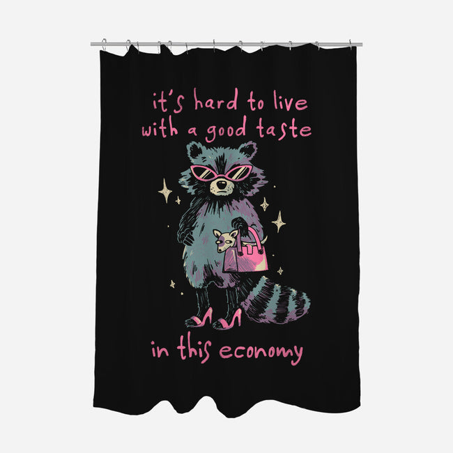 Good Taste Raccoon-None-Polyester-Shower Curtain-eduely