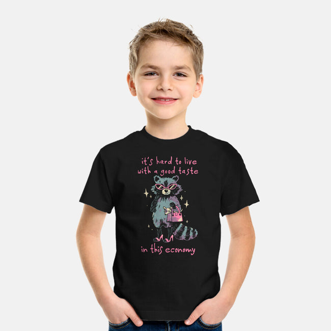 Good Taste Raccoon-Youth-Basic-Tee-eduely
