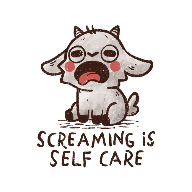 Screaming Is Self Care-Mens-Premium-Tee-koalastudio
