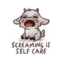Screaming Is Self Care-Mens-Premium-Tee-koalastudio