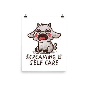 Screaming Is Self Care