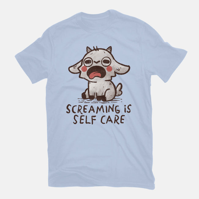 Screaming Is Self Care-Mens-Premium-Tee-koalastudio