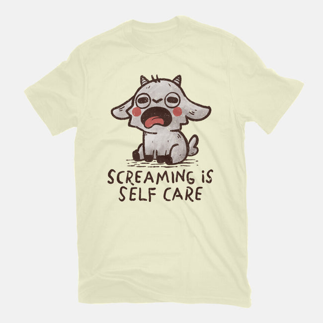 Screaming Is Self Care-Mens-Premium-Tee-koalastudio