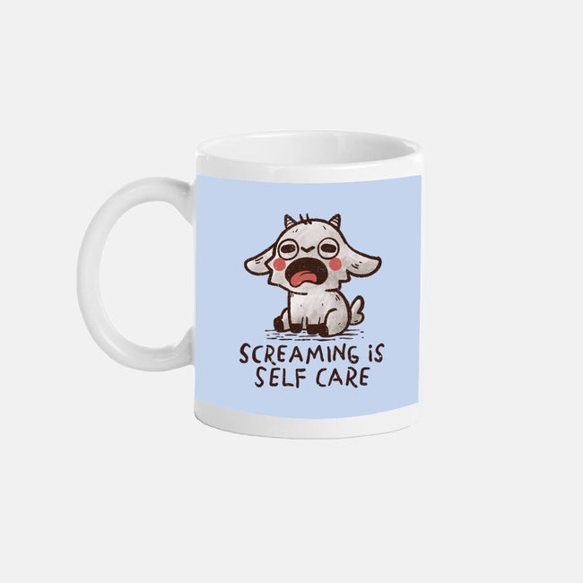 Screaming Is Self Care-None-Mug-Drinkware-koalastudio