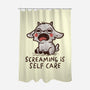 Screaming Is Self Care-None-Polyester-Shower Curtain-koalastudio
