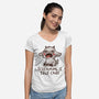 Screaming Is Self Care-Womens-V-Neck-Tee-koalastudio