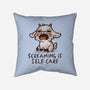 Screaming Is Self Care-None-Removable Cover w Insert-Throw Pillow-koalastudio