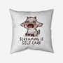 Screaming Is Self Care-None-Removable Cover w Insert-Throw Pillow-koalastudio