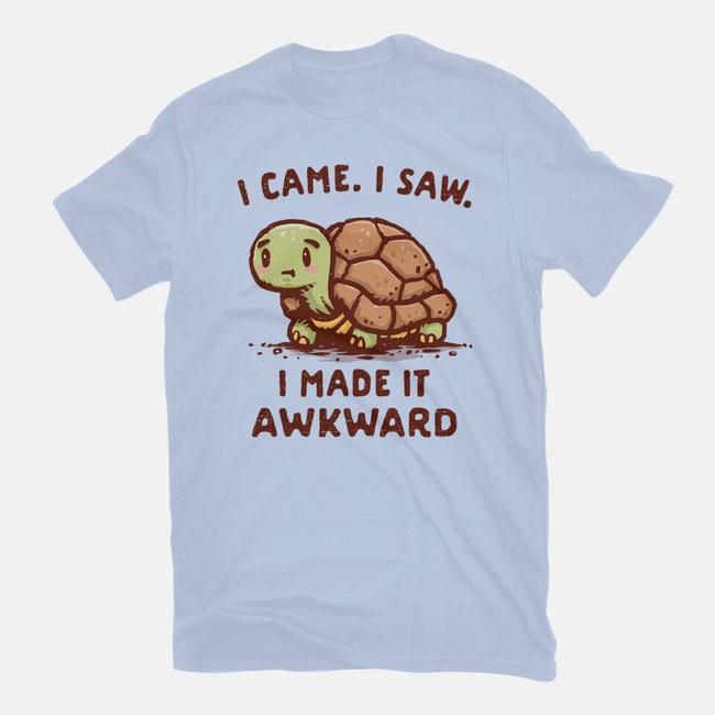 I Made It Awkward-Womens-Fitted-Tee-kg07