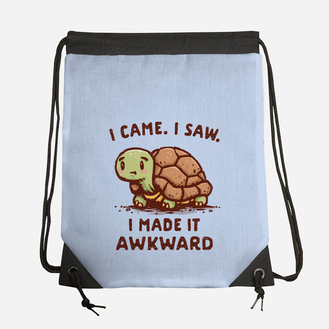I Made It Awkward-None-Drawstring-Bag-kg07